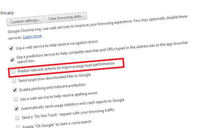 Predict network actions to improve load performance Predict network actions to improve load performance