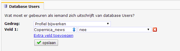 Copernica Uitschrijfoptie